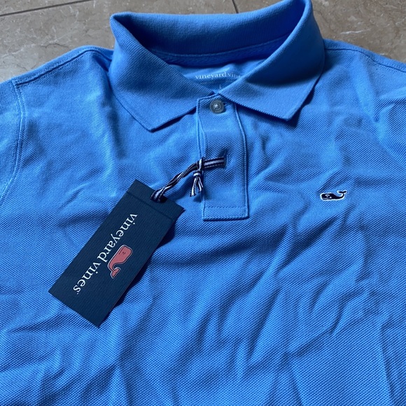 Boys Short Sleeve Blue Polo - Picture 7 of 11